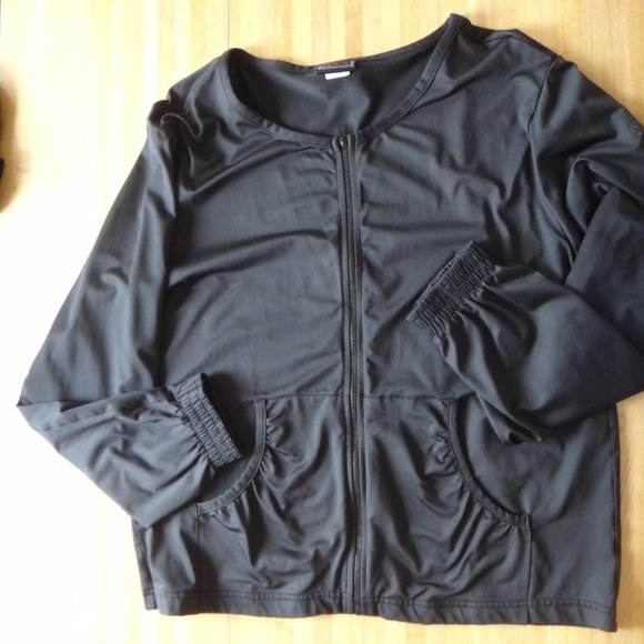 Women Full Zip Sweater Jacket with Zip Pockets Size L - Picture 7 of 9